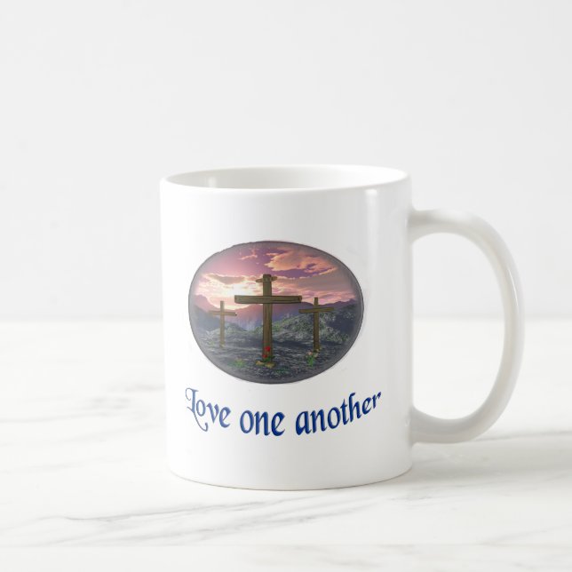 Kärlek varandra kaffemugg (Höger)
