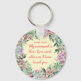 Kärlek varandra - knappnyckelkedja nyckelring