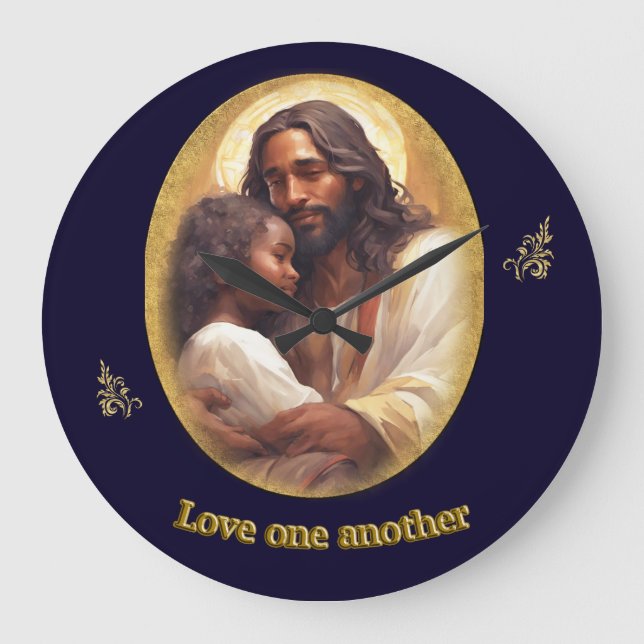 Kärlek varandra stor klocka (Framsida)