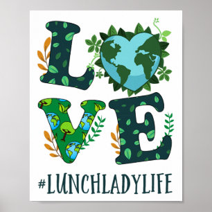 Kärlek Världsdag för jordplantering, årsdag Lunch Poster