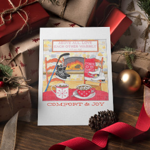 Kärlek varma julkort helgkort