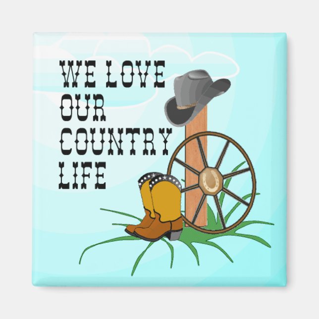 Kärlek vårt Land Life MAGNET (Framsidan)