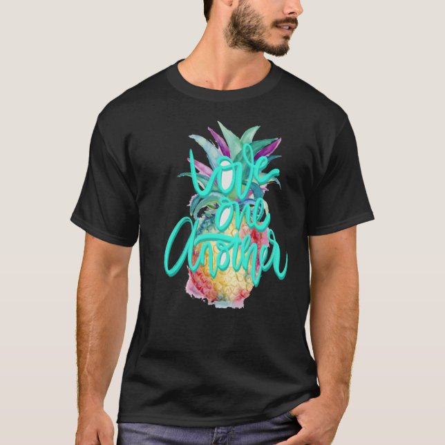 Kärlek vartannat pinapple Classic T-Shirt (Framsida)