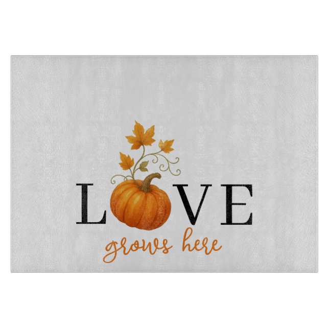 KÄRLEK växer här | Pumpkin Lettering Autumn (Framsidan)