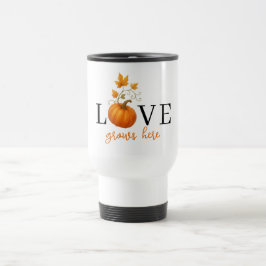 KÄRLEK växer här | Pumpkin Lettering Autumn Resemugg