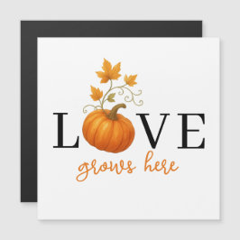 KÄRLEK växer här | Pumpkin Lettering Höststreck