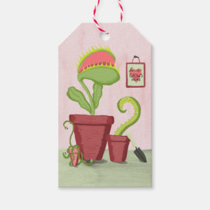 Kärlek växer här: Quirky-prickkort Presentetikett