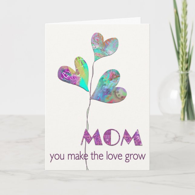 Kärlek växer helgkort (Framsida)