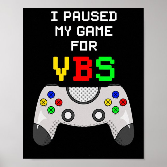 Kärlek Vbs 2024 Video Game Vacation Bible School G Poster (Framsidan)