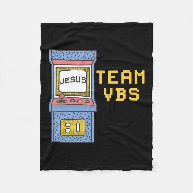 Kärlek Vbs 2024 Video Game Vacation Bible School R Fleecefilt (Framsidan)