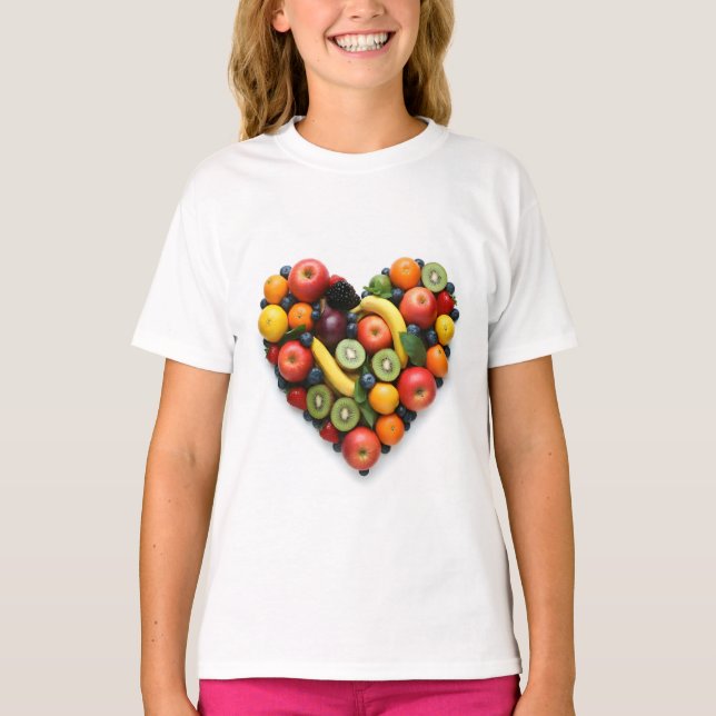 Kärlek Vegan T Shirt (Framsida)