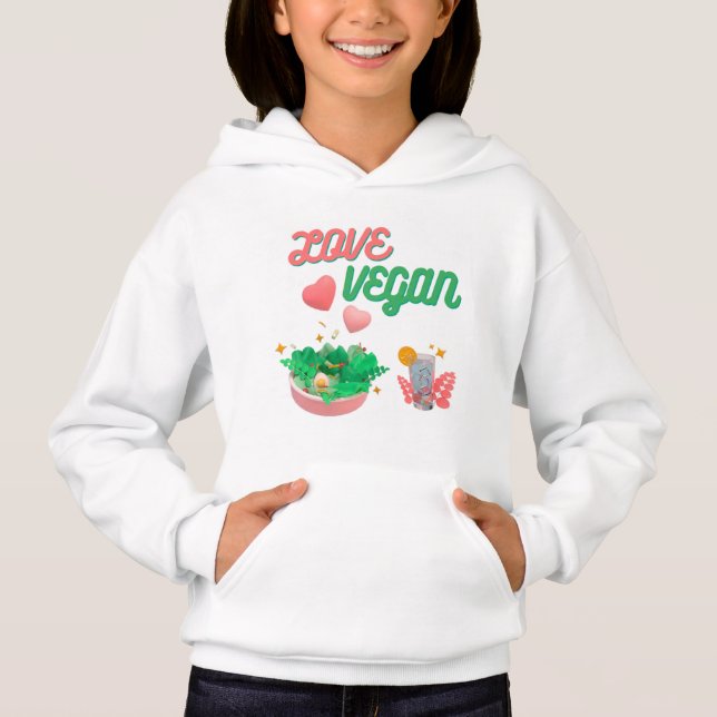 Kärlek vegan t shirt (Framsida)