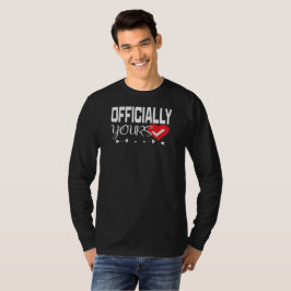Kärlek Verifierad Hjärtkolla T Shirt