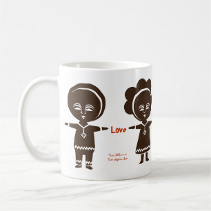 Kärlek vet inga gränser kaffemugg