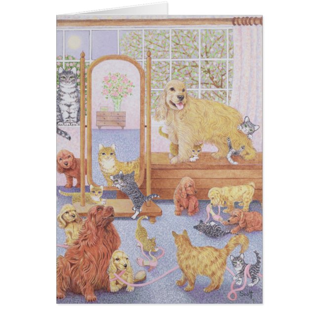 Kärlek vet ingen hejd hälsningskort (Framsidan)