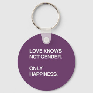KÄRLEK VET INTE GENDER. ENDAST HUNDRAD NYCKELRING