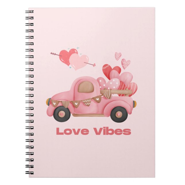 Kärlek vibes , valentins dag 2023 anteckningsbok (Framsidan)