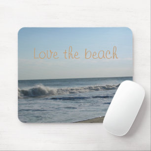 Kärlek vid Beach Mousepad Musmatta