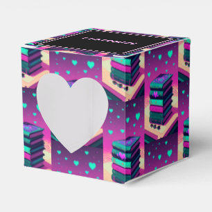 Kärlek vid Bokar Rosa Heart Presentaskar
