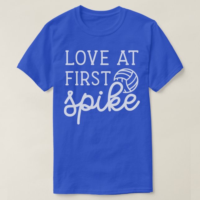 Kärlek vid det första Spiket, Volleyball Girls Boy T Shirt (Design framsida)