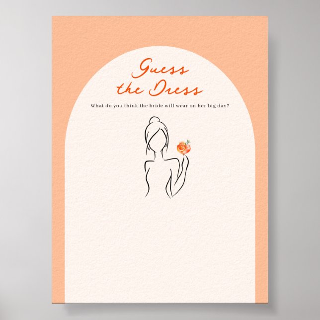Kärlek vid First Spritz Gissa Brides klänning Poster (Framsidan)