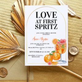 Kärlek vid First Spritz Lemon Cocktail-Möhippan Inbjudningar
