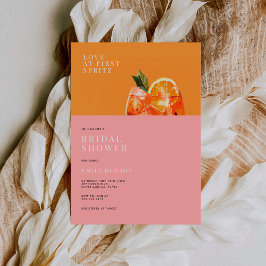 Kärlek vid First Spritz Modern Möhippa Inbjudningar