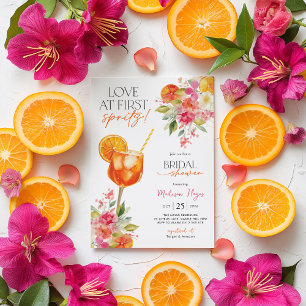 Kärlek vid First Spritz Möhippa Citrus Aperol Inbjudningar