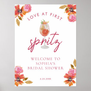 Kärlek vid First Spritz Möhippa Välkommen Sign Poster