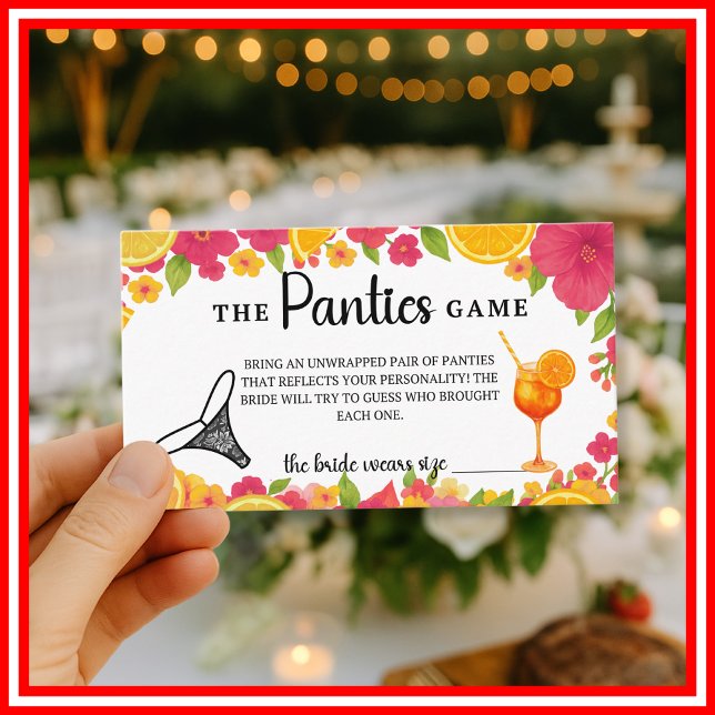Kärlek vid First Spritz Panties-Möhippan Tilläggskort (Skapare uppladdad)