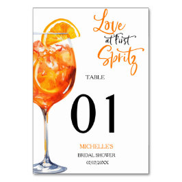 Kärlek vid First Spritz Summer Cocktail Möhippa Bordsnummer