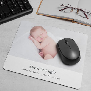 Kärlek vid första Baby-fotot Musmatta