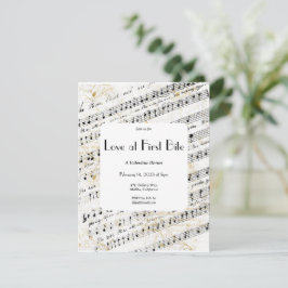 Kärlek vid första Bitan Valentiine Inbjudningar