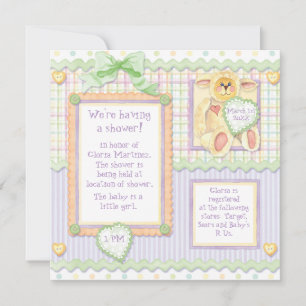 Kärlek vid första ögonkastet, Lamb Baby Shower-inb Inbjudningar