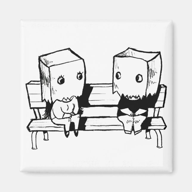 Kärlek vid första ögonkastet magnet (Framsidan)