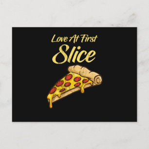 Kärlek vid första segmentsfonen Pizza Pepperoni Ch Vykort
