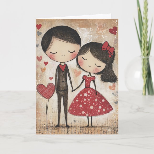 Kärlek vid första sjön kort (Framsida)