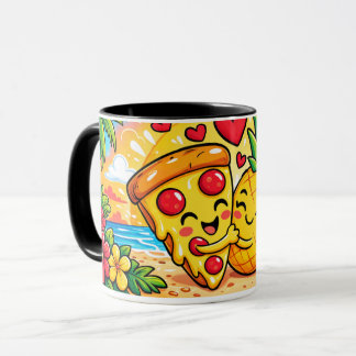 Kärlek vid första skivan - Pizza möter ananas Mugg