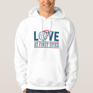 Kärlek vid första Spiket Hoodie