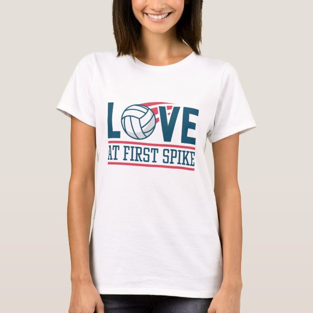 Kärlek vid första Spiket T Shirt (Framsida)