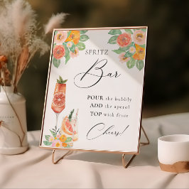 Kärlek vid första spritz Glada Cocktailbaren Poster