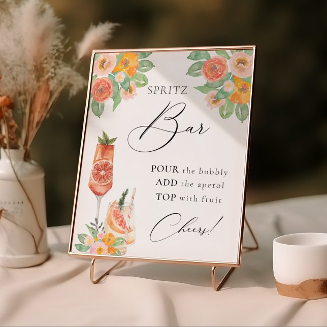 Kärlek vid första spritz Glada Cocktailbaren Poster (Skapare uppladdad)