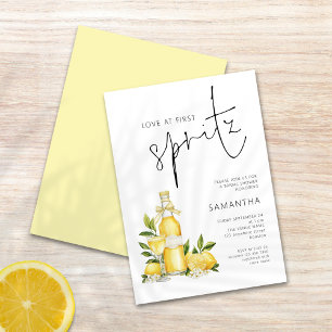 Kärlek vid första Spritz Limoncello-Möhippan Inbjudningar