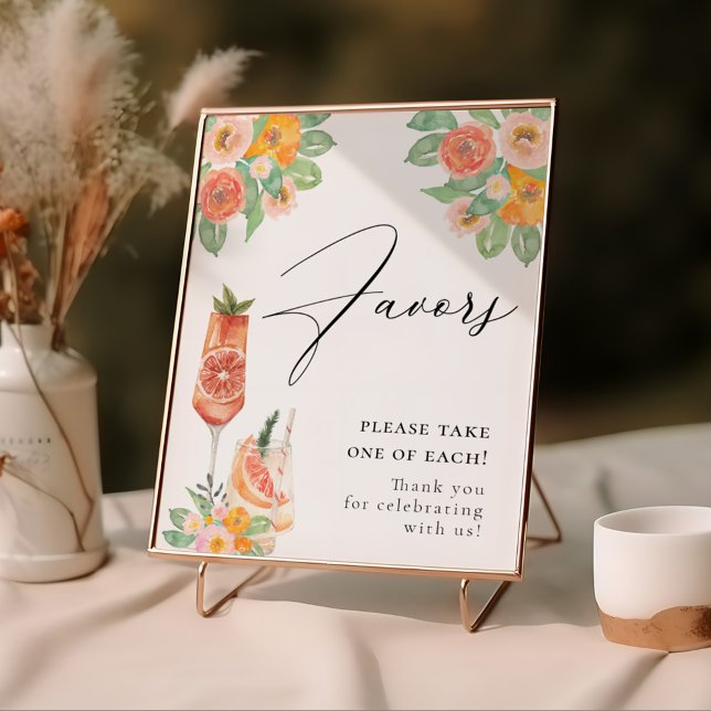 Kärlek vid första Spritz Ljus Cocktailpresenter Poster (Skapare uppladdad)