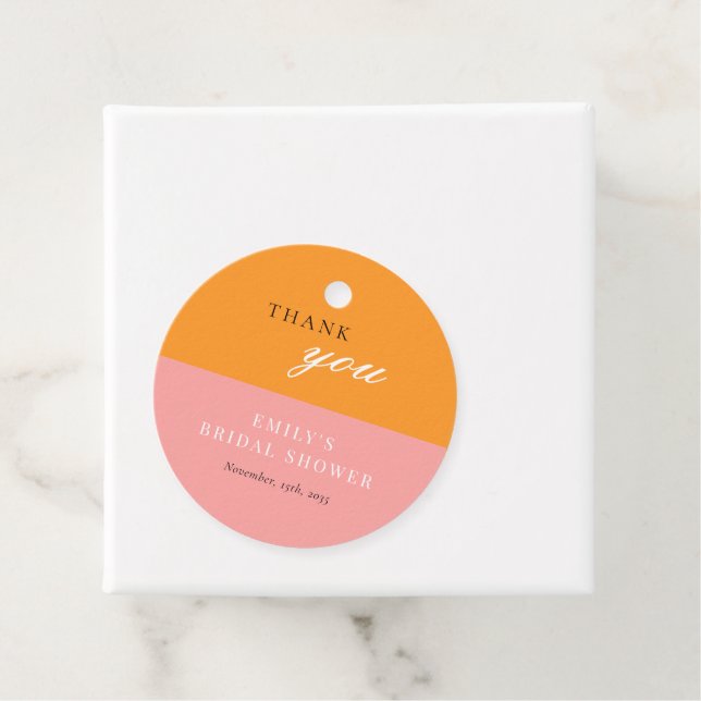 Kärlek vid första Spritz Modern Bröllopsfest Gåvor Etiketter (På plats)