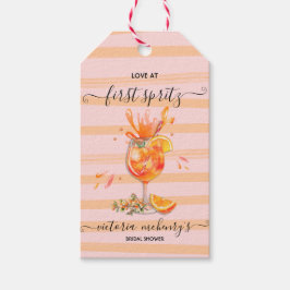 Kärlek vid första Spritz-Möhippan Presentetikett