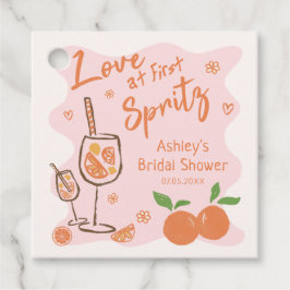 Kärlek vid första Spritz-Möhippans favorittaggar Gåvor Etiketter