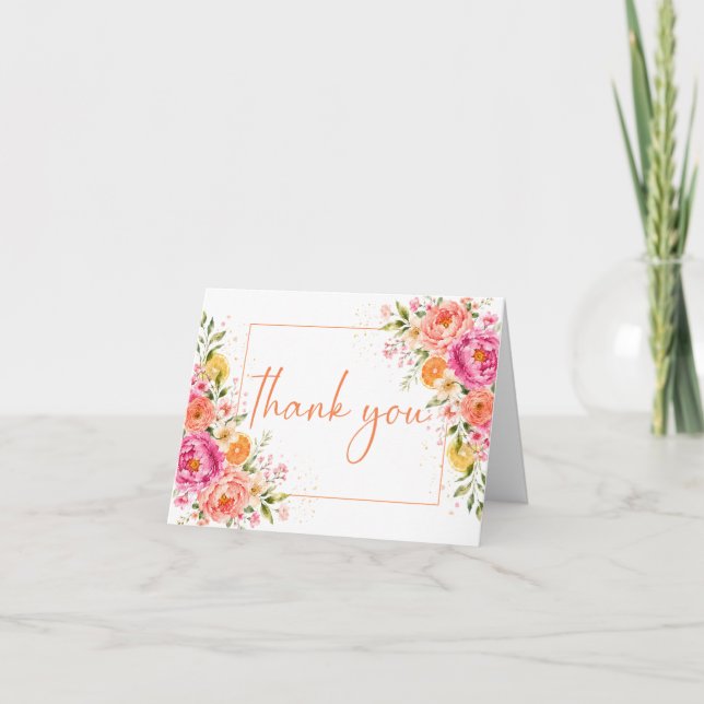 Kärlek vid första spritz tack kort (Framsida)