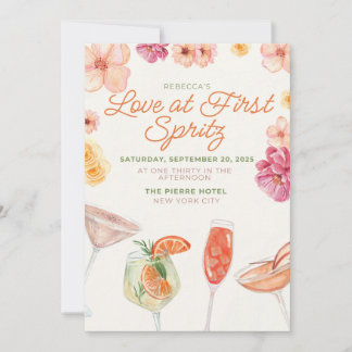 Kärlek vid första spritzen - Bröllopsfestinladning Inbjudningar