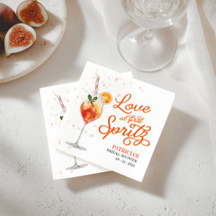 Kärlek vid första spritzen - Brudtjejsoaré Pappersservett